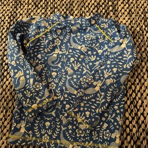 Mini Boden Blue and Mermaid Swim Long Sleeve - NWOT